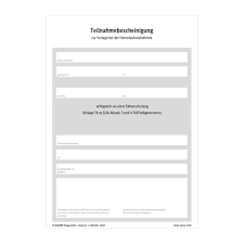 Apr 26, 2021 · teilnahmebestätigung für vorstellungsgespräch: Teilnahmebescheinigung B196 Mobil Verlag Individuell Preiswert Und Gut