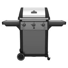 Huntington 3 Burner Propane Gas Grill In Stainless Steel Black And Metallic Charcoal 696454 The Home Depot Gas Grill Propane Gas Grill Stainless Steel Tubing