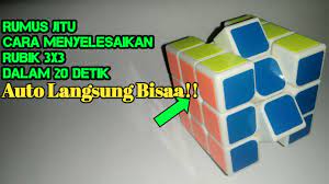 Cara cepat bermain rubik 3×3. Rumus Cepat Rubik 3 3 20 Detik Masnurul