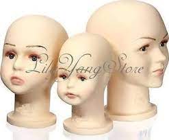 Styrofoam Childs Mannequin Display Heads Google Search Child Mannequin Wig Stand Hair Salon Equipment