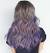 Pastel Purple Ombre On Brown Hair