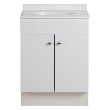 Bathroom vanity and linen closet combo | roselawnlutheran. Glacier Bay Nevada 24 5 Inch W X 16 6 Inch D Bathroom Vanity In White With Cultured Marble The Home Depot Canada