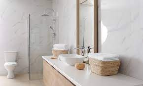 Overall, this is a great option for anyone who wants a more clean and updated look in their bathroom space without replacing the entire vanity or countertop. 27 Homemade Bathroom Countertop Plans You Can Diy Easily