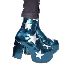 Stardust Ankle Boots In Teal Blue Vegan Metallic Leather Amp Vegan Silver Metallic Stars Handcrafted To Order Boots Platform Ankle Boots Suede Leather Boots