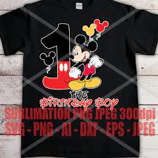 Svg png mickey mouse first birthday boy one year layered cut files layers cricut silhouette iron on transfer stencil shirt mickey clipart. Mickey Mouse 1st Birthday Boy Outlined Sticker Svg Eps Dxf Png Jpeg 30 Tab S Chic Boutique