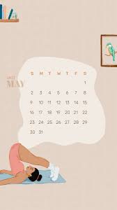 Beauty aesthetic may 2022 calendar. Download May 2021 Cute Yoga Calendar Wallpaper Wallpapers Com
