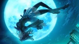We offer an extraordinary number of hd images that will instantly freshen up your smartphone or computer. Ricey Cool Anime Girl Jumping With The Moon Wallpaper