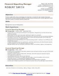In order to direct the financial reporting process, a financial reporting manager performs many different tasks. Financial Reporting Manager Resume Samples Qwikresume