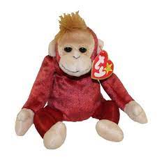 Ty Beanie Baby Schweetheart The Monkey 8 5 Inch Bbtoystore Com Toys Plush Trading Cards Action Figures Games Online Retail Store Shop Sale