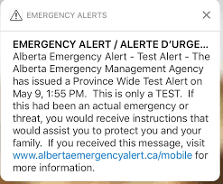 The 'alberta emergency alert' public warning program sends alerts to registered users via text message to smart phone (android app; What Happened With The Emergency Alerts Discoverairdrie Com