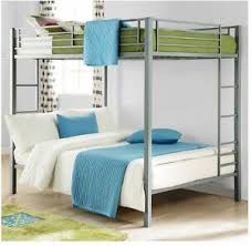 Affordable full size beds for sale online. Bunk Beds For Kids Full Size Bunked Bed Frame Loft Girls Boys Bedroom Furniture Ebay