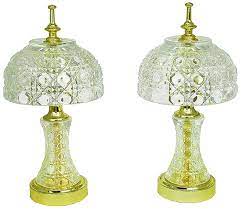 Showcasing vintage table lamps in different shapes and designs that will enhance your setting with timeless appeal. Vintage Hardware Lighting Matching Pair Of Vintage Table Lamps Cut Crystal Small Elegant Accent Ant 734