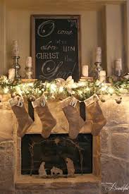 Give Santa A Warm Welcome With These Christmas Mantel Decorating Ideas Christmas Decorations Christmas Mantels Country Christmas