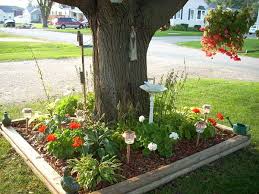 Building a flower beds around the trees in your yard can add a neat and beautiful appearance to your landscaping. 22 Beautiful Flower Beds Around Trees Decor Home Ideas