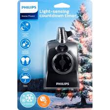 Philips Dusk To Dawn Countdown Timer Outdoor 8 6 4 2hr 2 Outlet Grounded Target