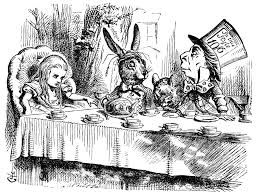 The tag on the hatter's hat is a price tag, displaying the price: Mad Hatter Pictures Alice In Wonderland Net