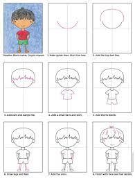 See more ideas about doodling, easy drawings, doodle drawings. How To Draw A Boy In Shorts Art Projects For Kids Drawing Lessons For Kids Kids Art Projects Drawing Lessons