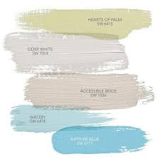 Coastal Paint Colors Coastal Paint Color Palette Hearts Of Palm Sw 6415 Sherwin Coastal Paint Coastal Paint Colors Coastal Colors