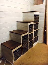 Trofast Storage To Sturdy Stair Conversion Ikea Hackers Diy Stairs Tiny Bedroom Storage Under Stairs Storage Ikea