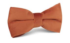 Dark Autumn Gold Velvet Bow Tie Burnt Orange Bowtie Men S Bow Ties Otaa