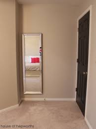 If you love the idea of having both a vanity area and a nightstand, set a console table right next to your bed. How To Hang A Heavy Full Length Leaner Mirror On The Wall House Of Hepworths