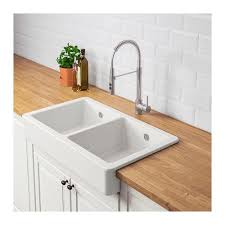 Havsen Evier 2 Bacs Face Avant Visible Blanc Evier Evier Ikea Interieur Moderne De Cuisine