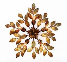 See more ideas about flush mount lighting, flush mount, ceiling lights. Vintage Italian Gilded Tole Flush Mount Ceiling Lamp 1960s Bei Pamono Kaufen