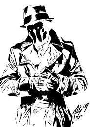 Rorschach From Watchmen Drawin By Alexbaxthedarkside | Superhero Art, Dc  Comics Artwork, Graphic Novel Art