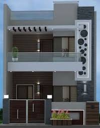 Modern House Front Design Ideas Exterior Wall Decoration Trends 2019 Duplex House Design House Front Design Minimalist House Design