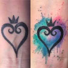 Pin By Sara Elizabeth Lawson On Tattoos Kingdom Hearts Tattoo Gaming Tattoo Heart Tattoo