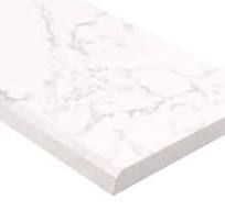 MSI Carrara White 6 in. x 73 in. Polished Engineered Marble ...