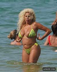 Afida Turner Sexy Seen in Bikini at Miami Beach - AZNude