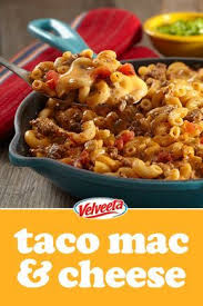 Velveeta Taco Mac Cheese Recipe Food Dishes Yummy Comfort Food Taco Mac And Cheese