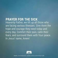 We can ask deliverance prayer for healing or from addiction, depends what we need at the moment. Quotes About God Healing The Sick 16 Quotes
