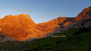 A.) ist eine schutzhütte in den allgäuer alpen an der nordseite der hornbachkette, über dem hornbachtal. Bretterspitze Normalweg Youtube