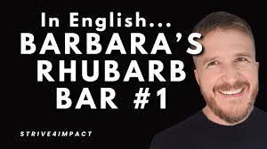 🎤 Barbara’s Rhubarb Bar 1