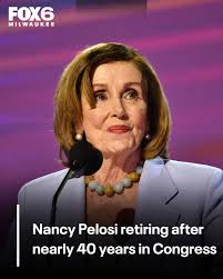 Democratic Rep. Nancy Pelosi announced Thursday that she will retire from  Congress, ending speculation that one of the most powerful women in  American politics would seek another term. Link in comments