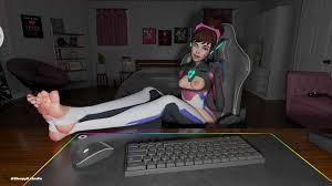 Rule34 D.va feet - uncensored foot fetish content