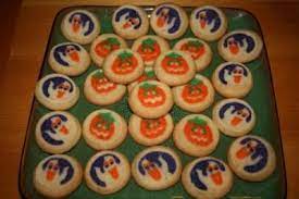 Given that you mention a rolling pin, i guess you're talking about pillsbury sugar cookies, for decorating? Pillsbury Sugar Cookies Seasonal Favorite Cookies Pillsbury Halloween Cookies Halloween Cookies Decorated