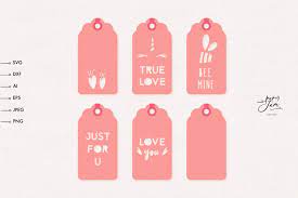 Download Valentine S Day Gift Tag Svg Bundle Gift Tag Template Svg 1132487 Cut Files Design Bundles
