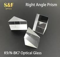 S&F Factory Stock K9 Optical Glass Prisms Large Size 38.1X38.1X38.1mm Right  Angle Prism for Optical Image Reflection