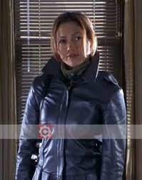 Jennifer Lopez Leather Coat Karen Sisco Out Of Sight Coat In 2021 Leather Coat Movies Outfit Jennifer Lopez