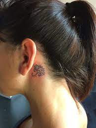 Image Result For Lotus Behind The Ear Tattoo Tatouage Exercice Ventre