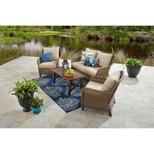 We'll tell you about beautiful annual, perennial, bulb, and rose flowers, as well as trees, shrubs, and groundcovers that keep these small trees happy in your home, and they'll reward you with fragrant blooms and even fruit. Better Homes Gardens Camrose Farmhouse Outdoor Conversation Set With Beige Cushions Walmart Com Walmart Com