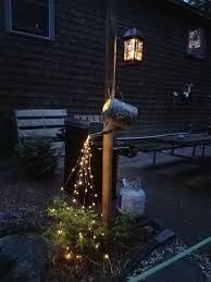 Watering Can With Lights Glow Water Garden Ornaments Cascading Planter