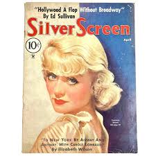 SILVER SCREEN Magazine APRIL 1935 Constance Bennett ED SULLIVAN Carole