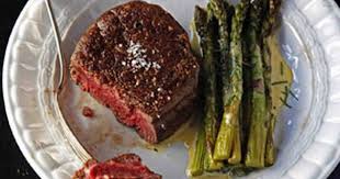 Filet Mignon With Bearnaise Sauce And Roasted Asparagus Recipe Yummly Recipe Asparagus Recipes Roasted Roasted Asparagus Filet Mignon