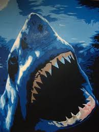 Pin By Lindsy Shramek On Art Shark Painting Shark Art Art Painting