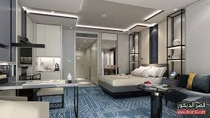 دهانات غرف نوم الوان الحوائط الحديثة Modern Bedroom Paints قصر الديكور Hotel Room Design Hotel Bedroom Decor Luxury Apartments