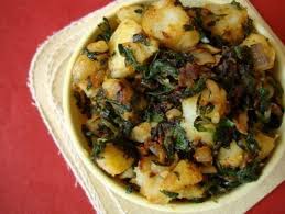 Aloo Methi Ki Bhujia Recipe In Urdu Step By Step Easy Urdu Instructions Aloo Methi Indian Food Recipes Andhra Recipes